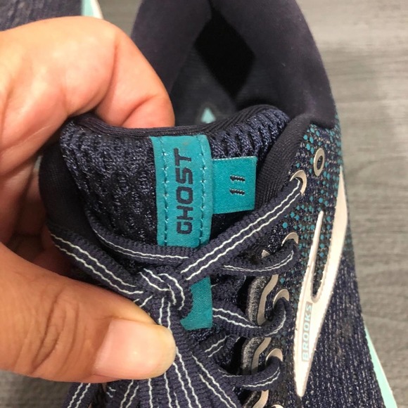 Brooks Ghost 11 blue running shoes 6.5 - Picture 4 of 10